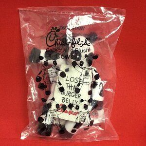 Chick Fil A Spotted Cow Plush Lose That Burger Belly 2002 Kids Meal Toy Sealed